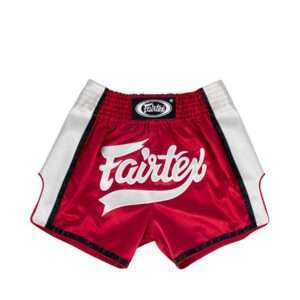 Fairtex Muay Thai shorts - Original Red Satin