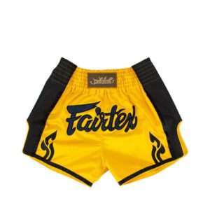 Fairtex Muay Thai shorts - Original Yellow Satin