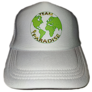 Team Paradise White on Whte Snapback